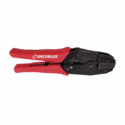 ALICATE CRIMPADOR PROFISSIONAL, EM ACO, 0.5-6MM2, TERMINAL TUBULAR, COR VERMELHO, (BL 1UN)