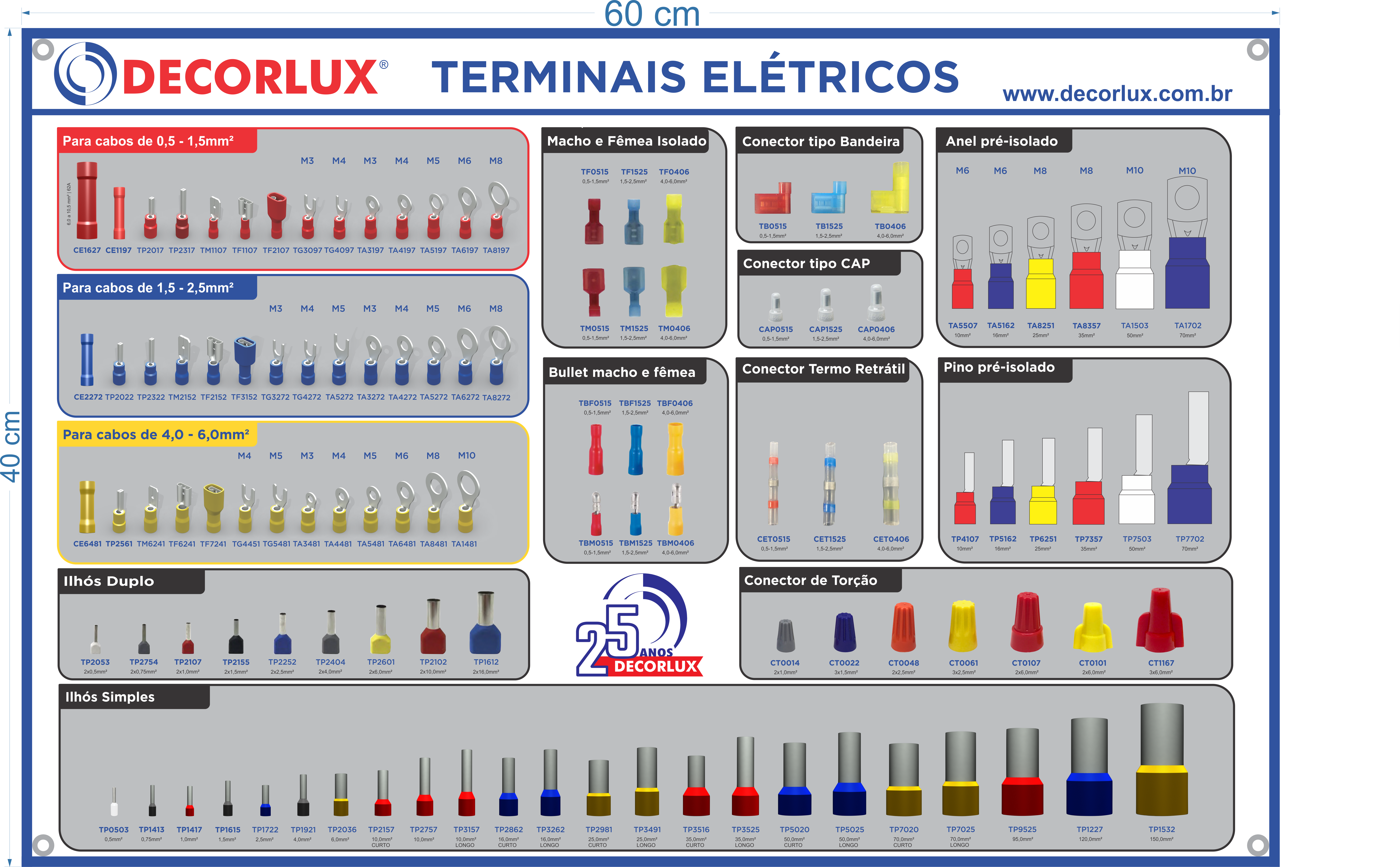 DISPLAY TERMINAIS, 40X60CM (1UN)