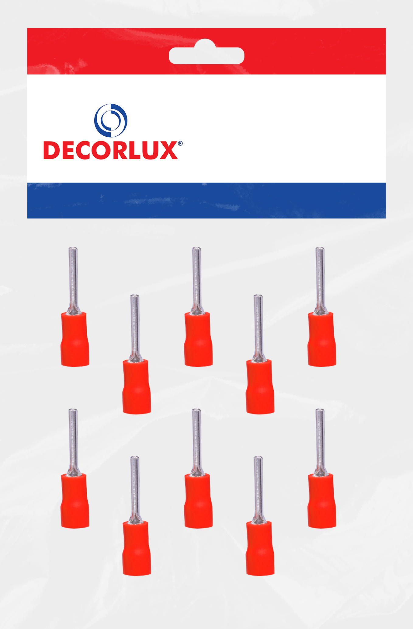 TERMINAL, COBRE ESTANHADO, PINO, PRE-ISOL. NYLON, 10,0MM² 50A, COR VERMELHO (BL 10UN)