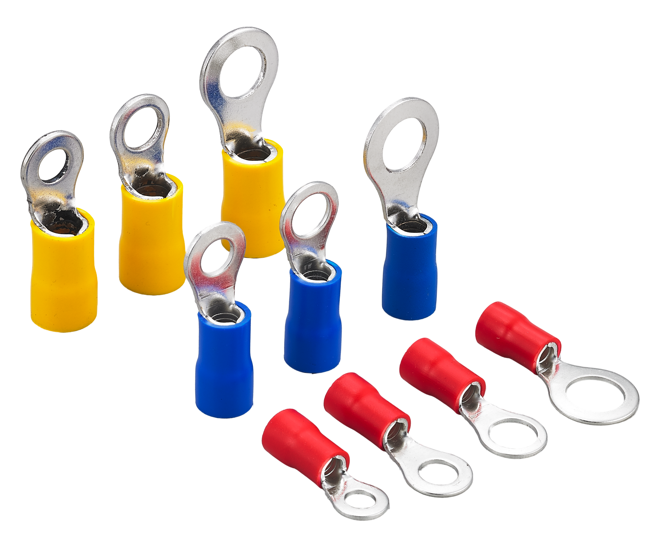 TERMINAL, COBRE ESTANHADO, ANEL M12, PRE-ISOL. 16,0MM², 68A, COR AZUL, (PCTE 50UN)