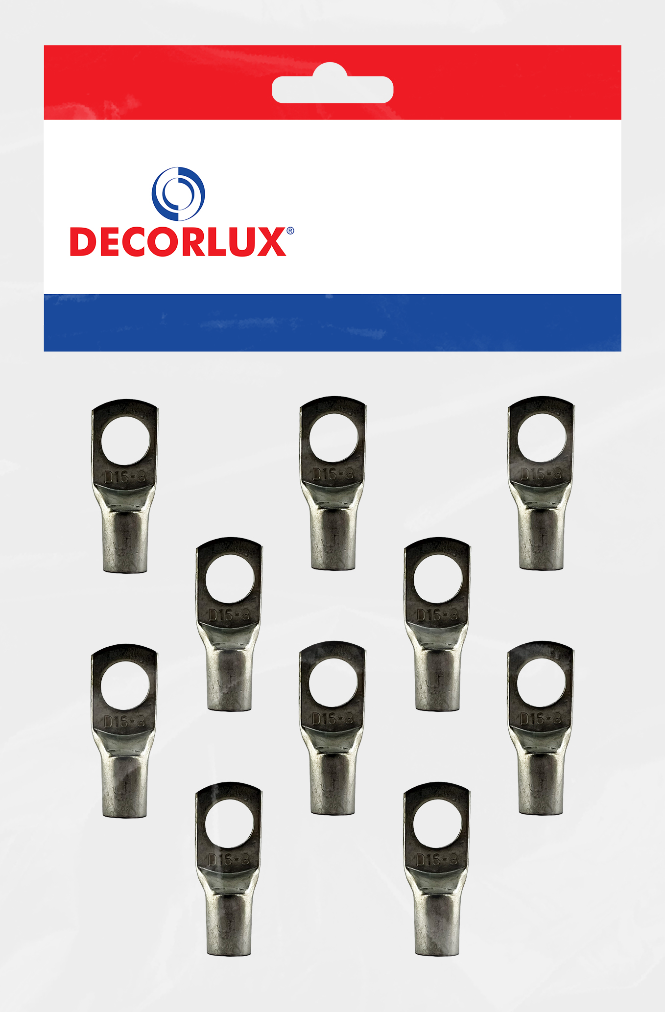 TERMINAL, COBRE ESTANHADO, 1F + 1C, M8, 16,0MM², COR ESTANHO, (BL 10UN)