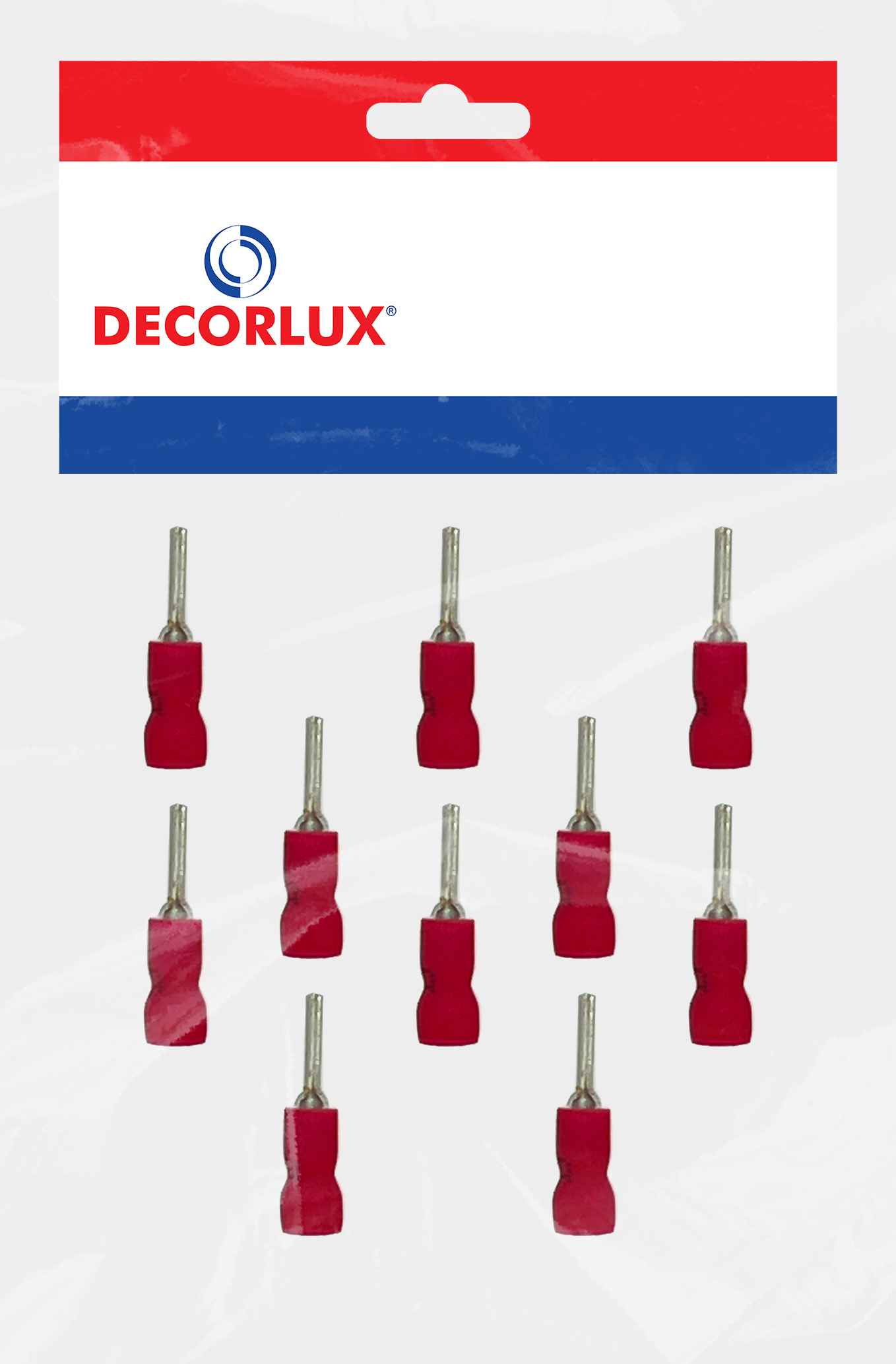 TERMINAL, COBRE ESTANHADO, PINO 20,0MM, PRE-ISOL. NYLON, 0,5-1,5MM² 19A, COR VERMELHO (BL 10UN)