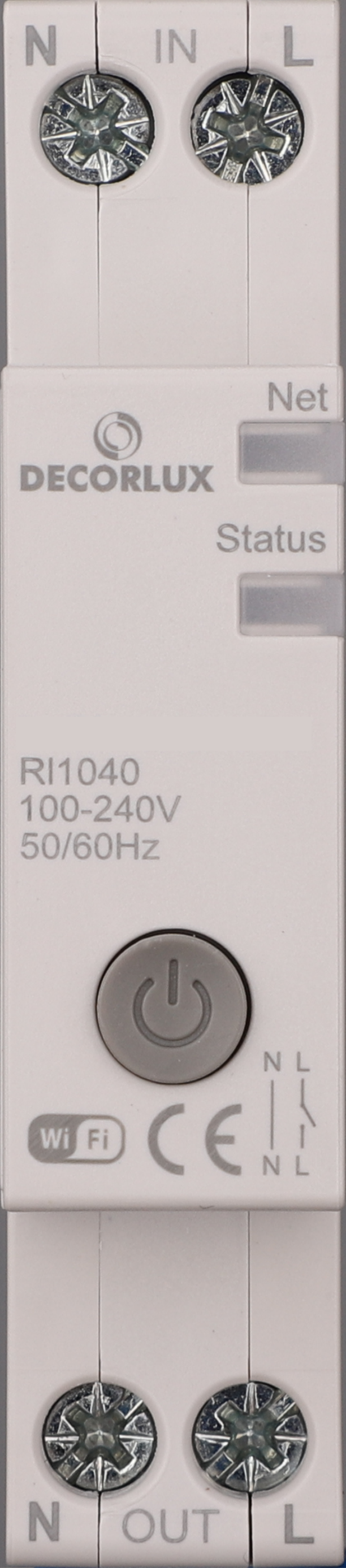 RELÉ INTELIGENTE, CONTROLE WIFI, 40A, 100-240V, COR BRANCO, (CX 1UN)