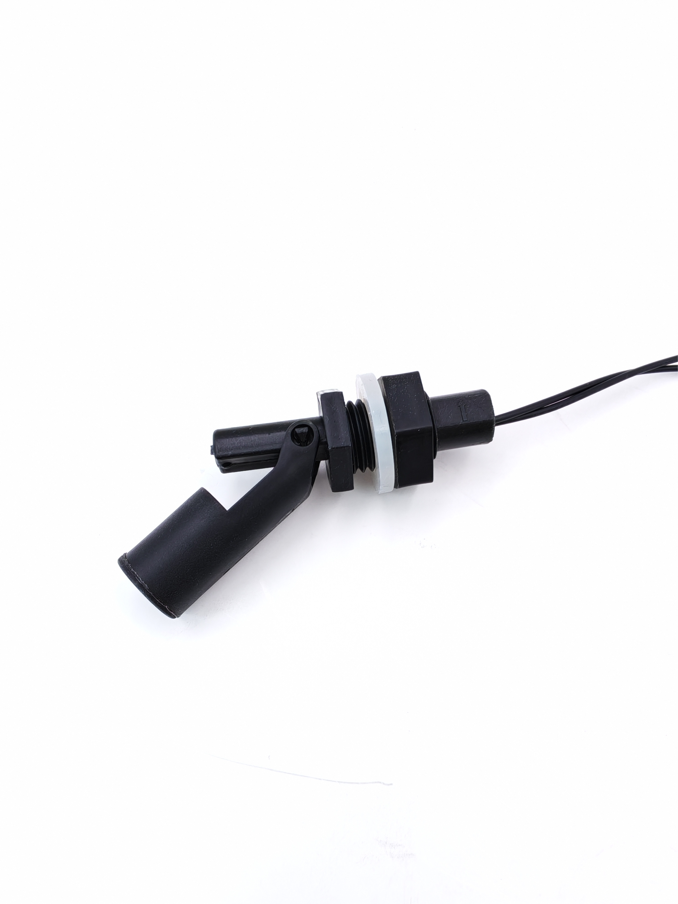 SENSOR DE NÍVEL DE ÁGUA COM BOIA HORIZONTAL, 220V AC/DC 0,5A/20W, IP65, 40CM, COR PRETA, (PCTE1UN)