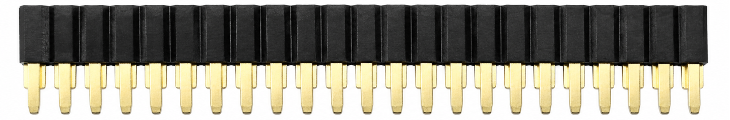 BARRAMENTO PENTE PARA RELÉ DE INTERFACE, 36A/250V, 20 CONEXÕES, COR PRETO, (PCTE1UN)
