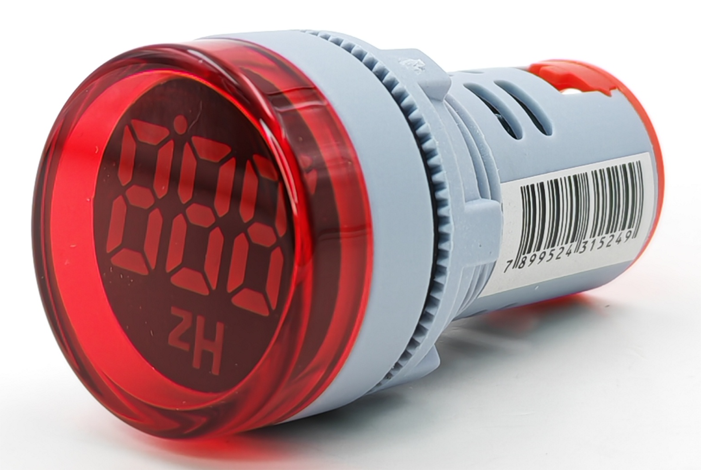 FREQUÊNCÍMETRO DIGITAL, 22MM, PARA PAINEL, 0-99HZ, AC 40-450V, VERMELHO, (1UN)