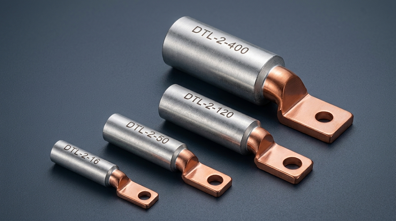 TERMINAL BIMETÁLICO PARA BORNE DISJUNTOR, M10, 95MM², ALUMÍNIO/COBRE, (PCTE 10UN)