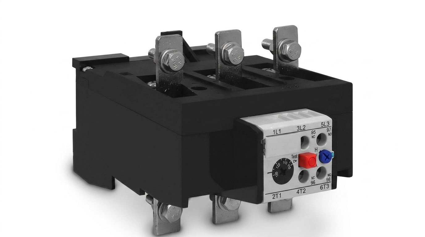 RELÉ DE PROTEÇÃO TÉRMICO E SOBRECARGA, MODELO JRS2-135Z, AJUSTE 55-80A, COR PRETO, (CX 1UN)