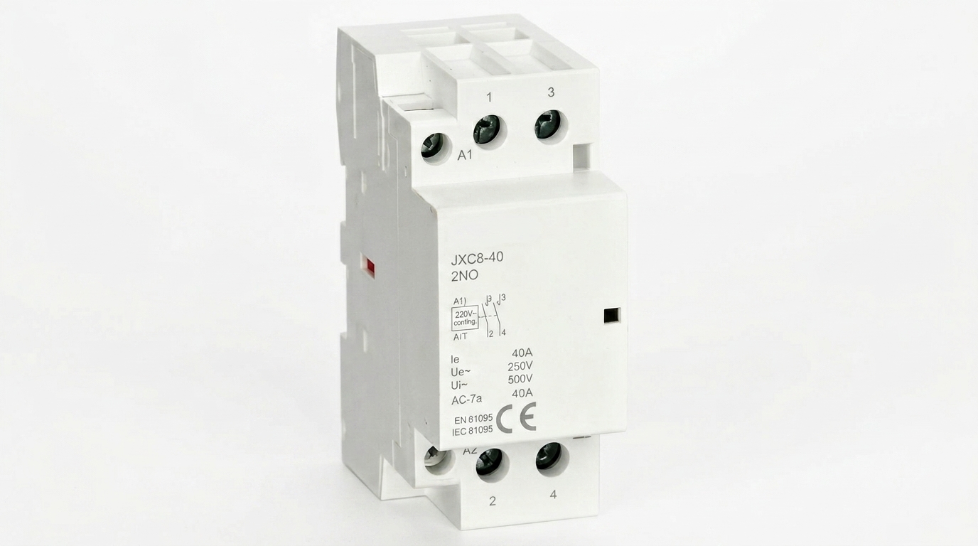 CONTATOR MODULAR, BIPOLAR 63A / 220VAC, 2P 2NA, BRANCO, (CX 1UN)
