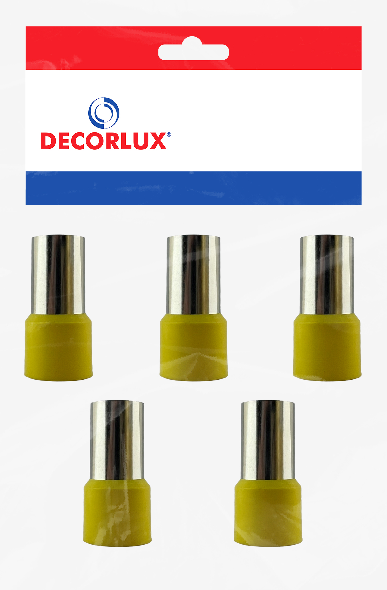 TERMINAL, COBRE ESTANHADO, ILHÓS SIMPLES TUBULAR CURTO 70,0MM² 265A, COR AMARELO, (BL 5UN)