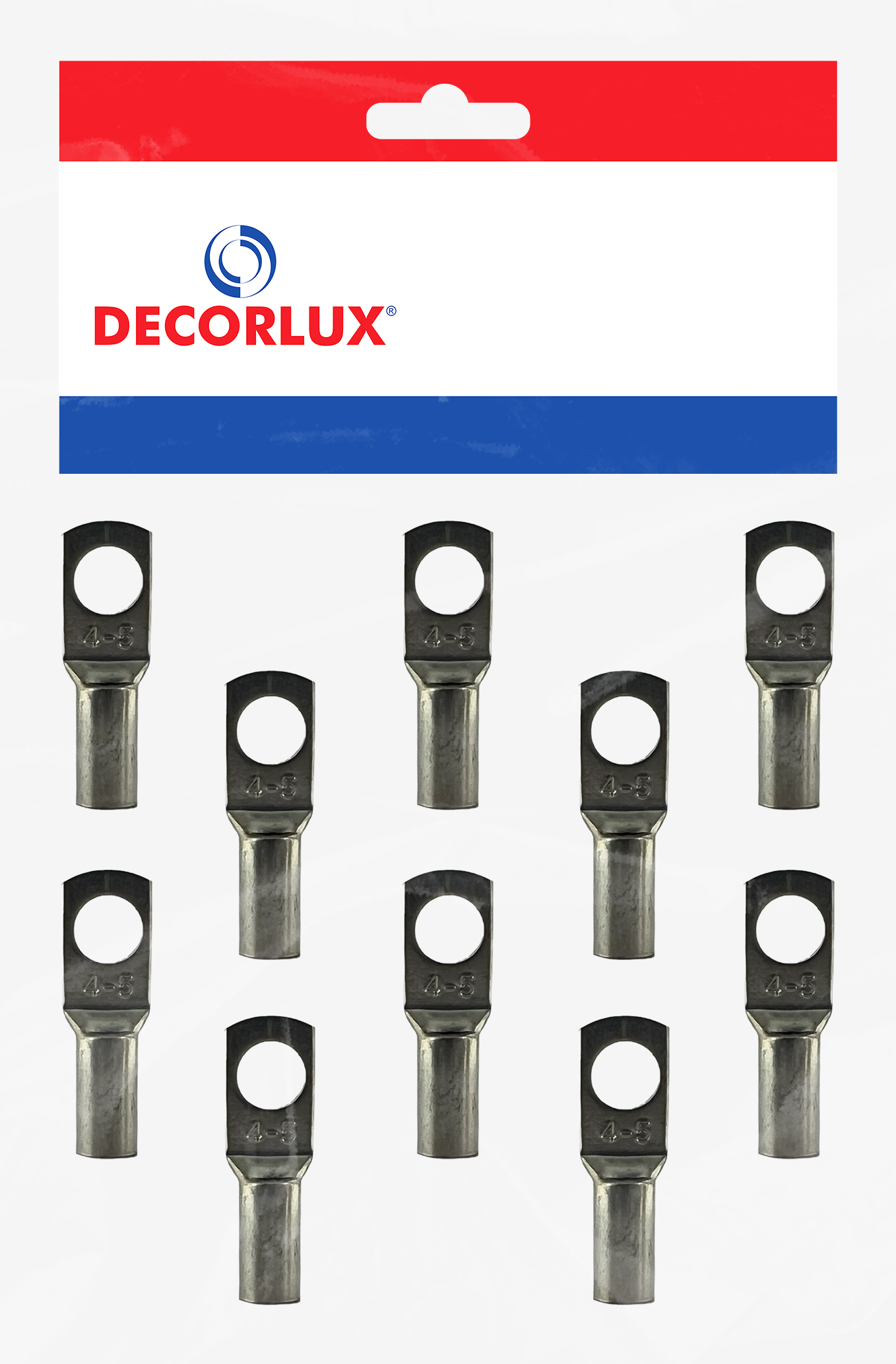 TERMINAL, COBRE ESTANHADO, 1F + 1C, M5, 4,0MM², COR ESTANHO, (BL 10UN)