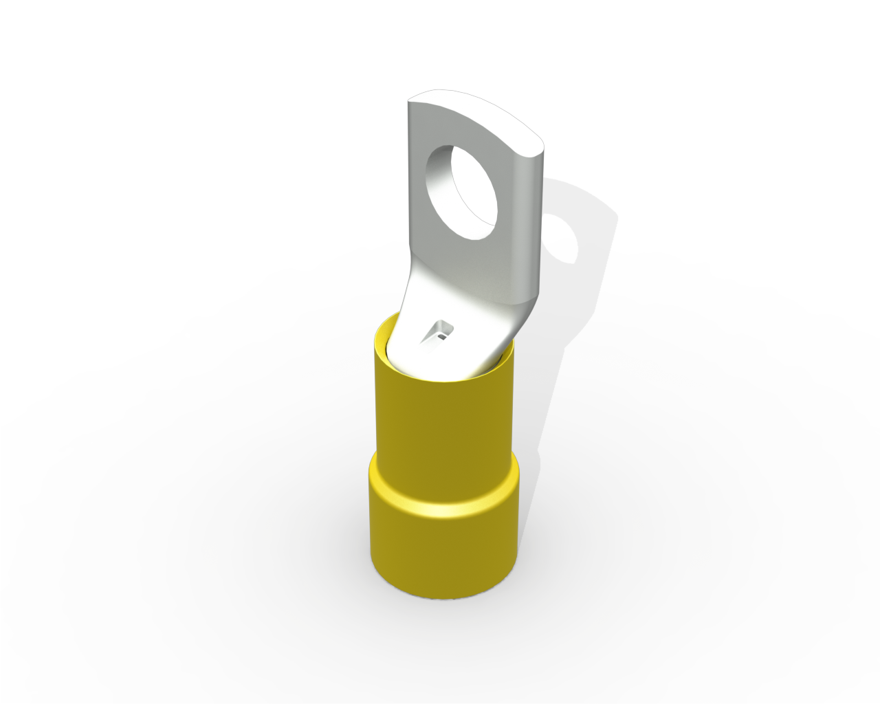TERMINAL, COBRE ESTANHADO, ANEL M8, PRE-ISOL. 25,0MM2 89A, COR AMARELO, (PCTE 20UN)