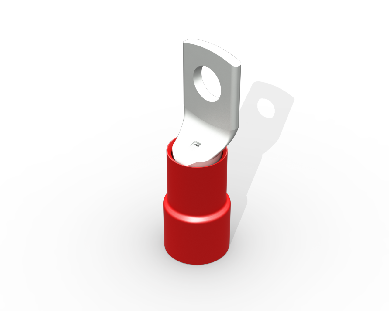 TERMINAL, COBRE ESTANHADO, ANEL M8, PRE-ISOL.  35,0MM2 111A, COR VERMELHO, (PCTE 20UN)